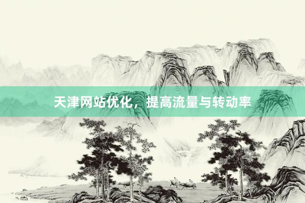 天津网站优化，提高流量与转动率